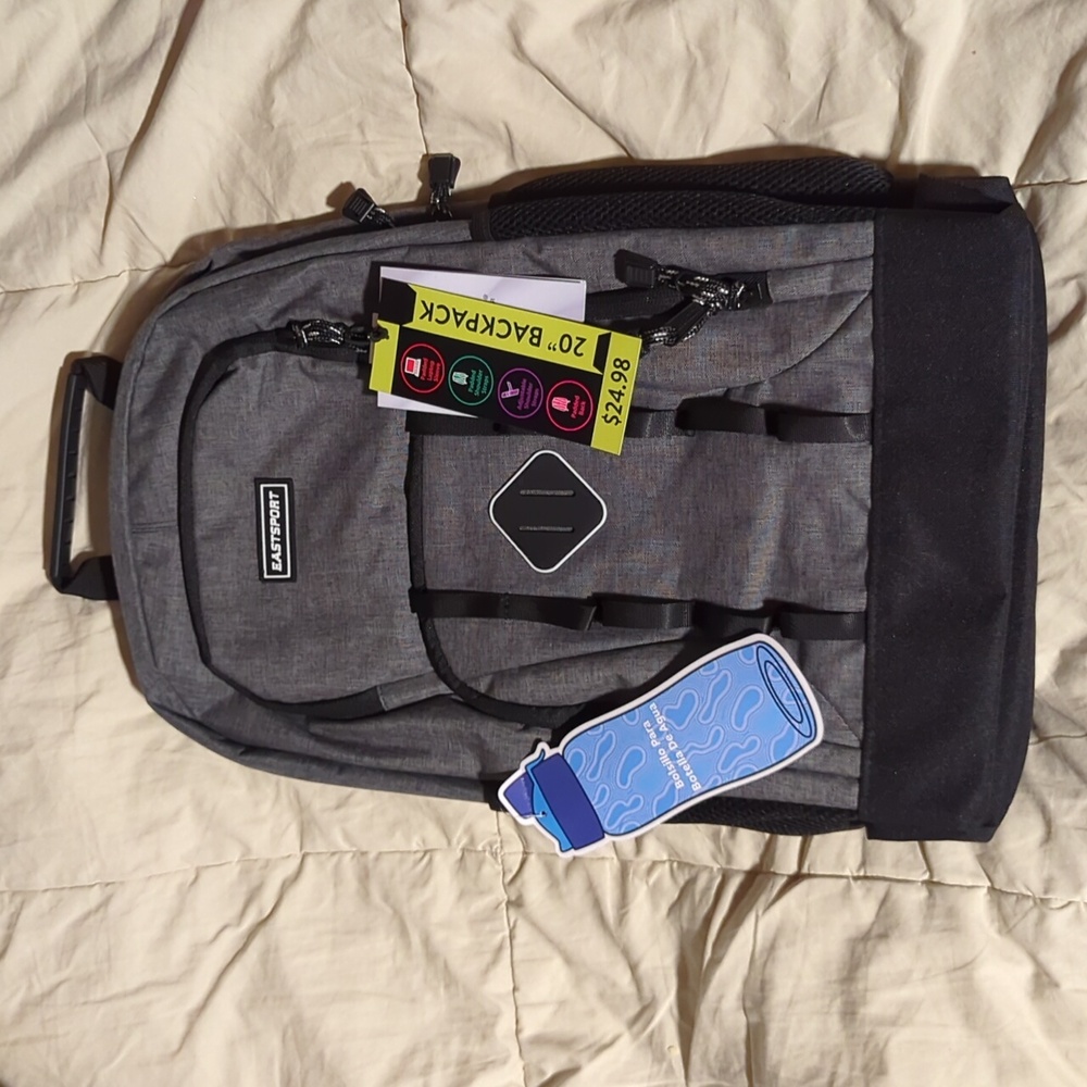 East Port backpack Kids Adult Gray Black